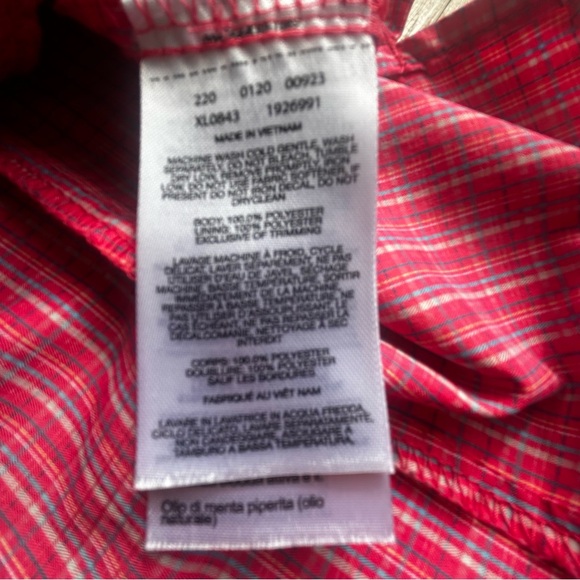 Columbia PFG Omni-Shade Pink Plaid Short Sleeve Fishing Shirt XL - Picture 15 of 16